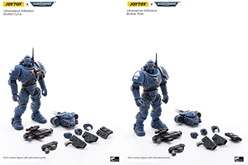 Joytoy 1/18 Action Figures Warhammer 40K Mecha Ultramarines Infiltrators 4 Figure Sets #TOP4
