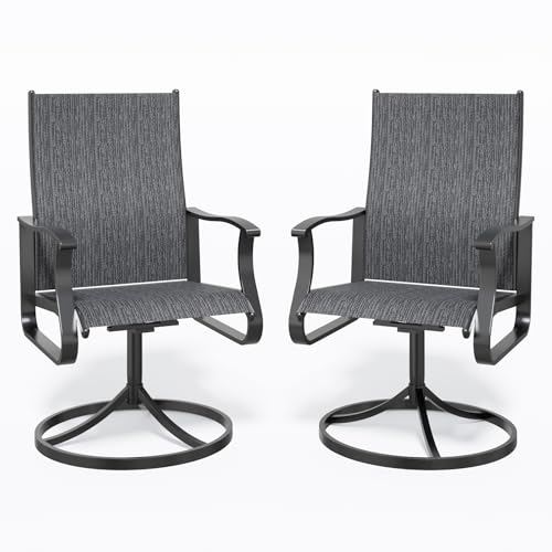 UDPATIO Swivel Rocker Patio Chair Set