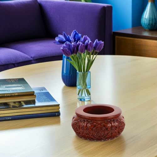 Cuenco decorativo de madera para la buena suerte en el salón 8