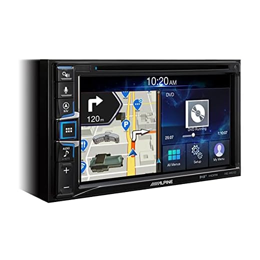 Alpine Electronics INE-W611D Moniotor Doppio DIN con Navigazione Integrata, Dab +, HDMI, Lettore CD/Dvd e compatibilità con Apple CarPlay e Android Auto