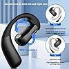Bluetooth Headset,Wireless Bluetooth Earpiece,V5.4 Wireless Handsfree Headset with Microphone,Noise Canceling Single Ear Earphone Over Ear Earbud for Cellphones TV PC Game Work Driving (Black) #1