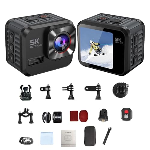 5K30FPS HDPOV Waterproof Capture Camera, Ultra Wide Angle HD Wearable