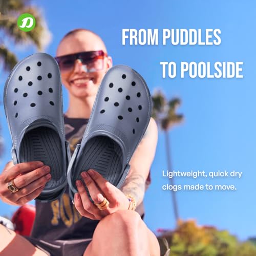 Image of DOCTOR EXTRA SOFT Men's Classic Casual Clogs /Sandals with Adjustable Back Strap for Adult | Comfortable & Light Weight | Stylish & Anti-Skid | Waterproof & Daily Mules for Gents & Boys D-501