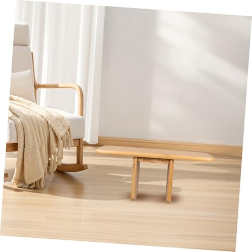 Garneck Wooden Meditation Stool Kneeling Yoga Bench Portable Meditation Seat for Home Office Use - Image 3