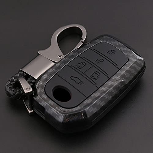 Funda para llave Toyota Alphard en ABS con acabado fibra de carbono premium