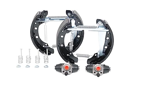 Bosch KS576 Kit Super Pro - Rear drum brake kit - 1 pre-assembled set, 2 wheel brake cylinders, 4 brake shoes