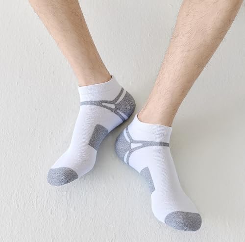 Image of 12-30 Pairs Low Cut Ankle Socks for Men Thin Breathable Casual No Show Athletic Socks Bulk