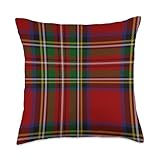 Royal Stewart Tartan Scottish Plaid Scotland Gifts Throw Pillow