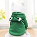Warm Dog Winter Clothes Cute Fruit Dog Coat Hoodies Fleece Pet Dogs Costume Jacket for French Bulldog Chihuahua Ropa para Perro(Green,S)