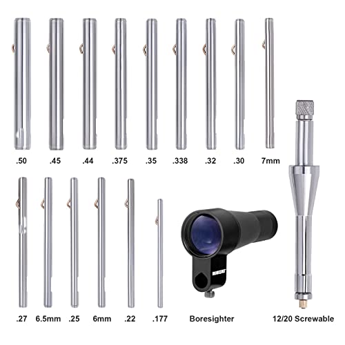 Rub1Zr0 Boresighter Kit Precision Alignment Bore Sighter With 16 Pieces Adjustable Arbors #TOP2