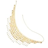 Chaîne de ventre polyvalente à plusieurs niveaux : ornée de pompons et de chaînes multicouches, elle s'adapte à différentes tailles de taille et convient à de nombreux styles