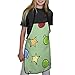 Produktbild N/A Schürzen für Kinder, farbig, fünfzackiger Stern und Glühbirne, Kinderschürzen für Jungen und Mädchen, zum Kochen, Backen, Malen, Schürzen in 2 Größen