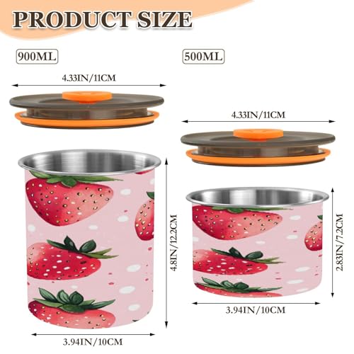 Envase hermético para café de acero inoxidable 17oz miniatura 2
