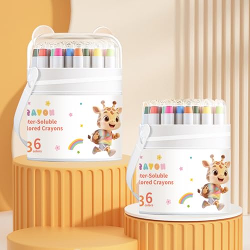 Crayons lavables boîte de 36 pièces idée cadeau pour kit de dessin