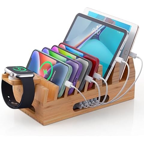 Pezin & Hulin Bamboo Charging Station for Multiple Devices Cover