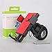 Produktbild HARUONE Handyhalterung Fahrrad Motorrad Universal Radsport Klammer, 360° Drehbar, Mountainbike Verstellbarer Halter, Für 4-6.5 Zoll Smartphone,Rot,Moto