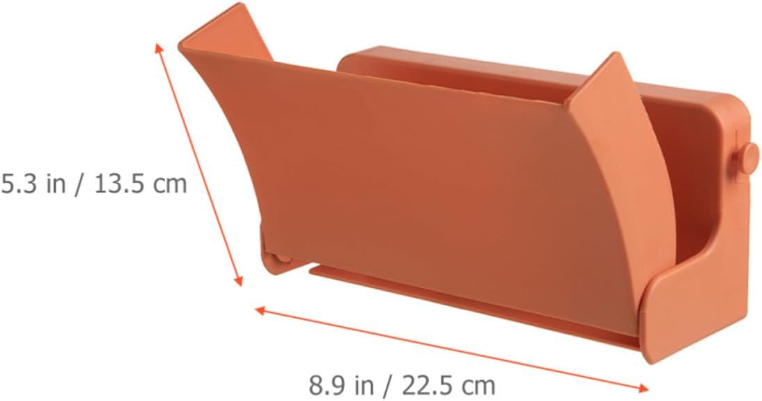 GALPADA Wall Mounted Folding Shoe Rack PP Door Back Organizer Orange