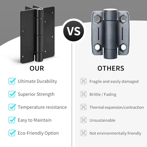 Ucdoet GATE HINGES Black Fence Gate Hinges For Metal thumb #1