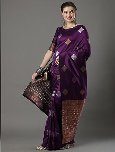 Image of Flosive Women's Fabulous Mix Color Kanjivaram Sona Chandi Silk Saree