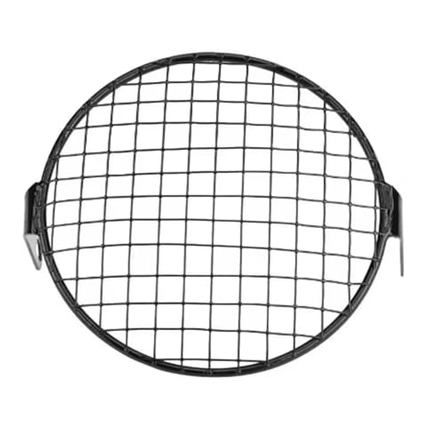 Protecteur universel de phare moto en métal robuste pour optique ronde retro 16.5cm