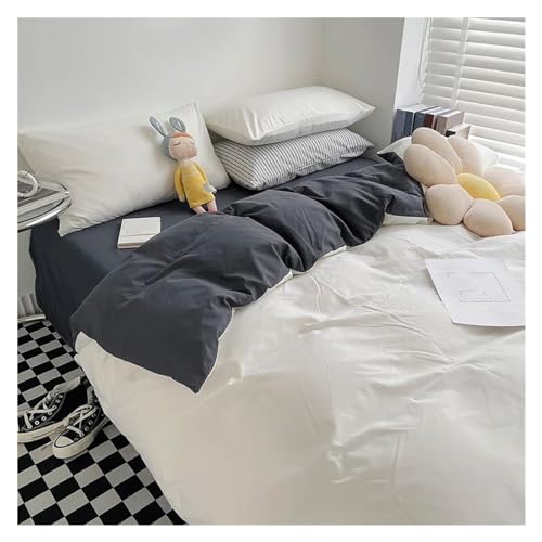 Housse de couette double et taies d'oreiller pour parure de lit queen size - 3