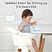Baby High Chair for Toddler, Foldable High Chair for Dining Table Highchair with 5 Point Harness Seat Removable Adjustable Tray Portable Baby Dinning Chair with Lockable Wheels Easy to Clean Surface