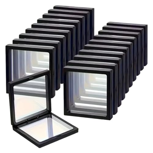 Écrin vitrine flottante 3D pour exposer colliers et pièces de collection