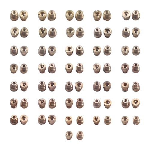 36-181 Main Jet Assortment Kit Replacement for Holley 2010,2300,4010,4011,4150,4160,4500 Carburetor Carb Jets Kit Replacement for Gasoline Includes One Pair Each of 64-99 Total 72Pcs - Thumbnail 5
