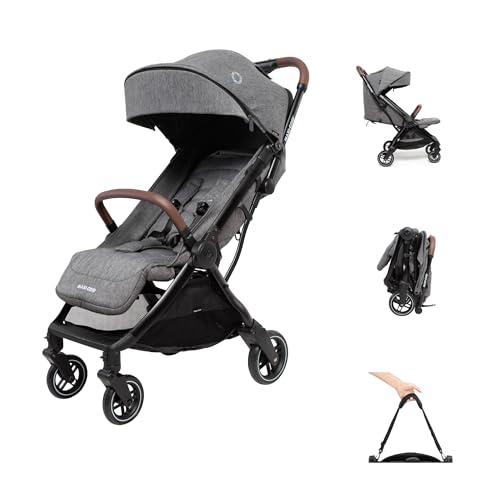 Maxi-Cosi Eva3 Kinderwagen, 0–4 Jahre, 0–22 kg, Baby Kinderwagen, Leicht und kompakt, Flache Liegeposition, 3 Liegepositionen, Automatisch mit 1 Hand klappbar, Tragegurt, Select Grey Maxi-Cosi Eva3 Kinderwagen, 0–4 Jahre, 0–22 kg, Baby Kinderwagen, Leicht und kompakt, Flache Liegeposition, 3 Liegepositionen, Automatisch mit 1 Hand klappbar, Tragegurt, Select Grey