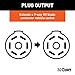 CURT 57727 Truck Backup Alarm for 7-Way RV Blade Trailer Wiring