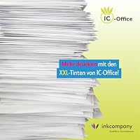 IC-Office TS705a Farbtintenstrahl-Drucker (Drucker, USB, CD-Druck, WLAN, LAN, Apple AirPrint) Schwarz + 5 XXL Tintenpatronen – Ansicht 6