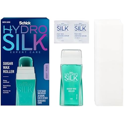 Schick Hydro Silk Sugar Wax Roller for Body & Pubic Hair Removal
