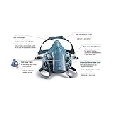 3M 7501 Small Silicone Half Mask - Image 2