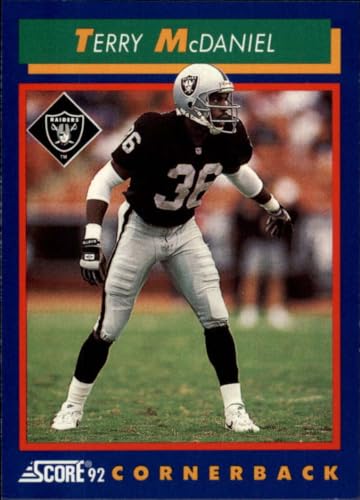 1992 Score #9 Terry McDaniel Los Angeles Raiders NFL Football Card NM-MT
