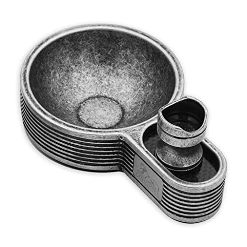 Cenicero De Cigarros Cenicero con Soporte De Cigarros Cenicero De Cigarros Multifuncional Puncher De Cigarros Vintage (Color : Silver, Size : 13.8 * 8.9 * 3cm) Cover