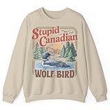 Stupid Canadian Wolf Bird Shirt, Heated Inspired Shirt, Team Hollanov Tee