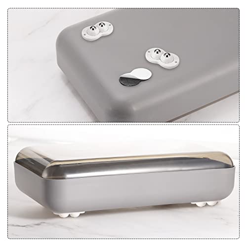 Uxcell 4Pcs Self Adhesive Caster Wheels, Mini Swivel Sticky Universal Pulley For Bin Bottom, Trash Can, Storage Box, Furniture (White,Black) #TOP4