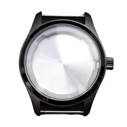 Image of FEIYASHI 40MM Luxury Watch Case Sapphire Crystal Glass 33.8MM Dial For Nh34 Nh35 Nh36 Nh38 8215 2824 Movement (Black1, nh34 nh35 Movement)