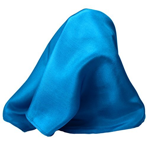 Royal Silk Fine Royal Blue 100% Silk Pocket Square Full-Sized 16