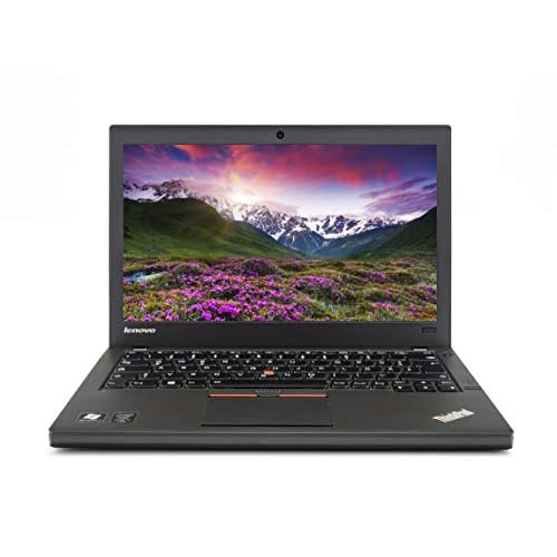 Lenovo ThinkPad X250 12,5 Zoll WXGA |Leistungsstarker Laptop| Intel Core i5-5.Gen 8 GB RAM 256 GB SSD GHz Win 10 Pro Tastatur DE | 1,42 kg schwatz (Generalüberholt)