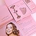 Kate Eve Rose Quartz Roller & Gua Sha Set – 100% Natural Crystal Facial Massage Tools for All Skin Types | Self-Care Facial Massage Ritual | Anti-Aging, Reduces Puffiness & Firms Skin