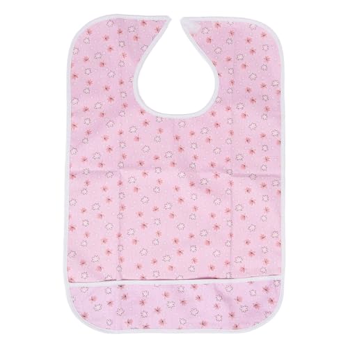 Dawnlights Baberos para Mujeres para Mujeres, Protector de Ropa Portátil Plegable para Ancianos para Ancianos. (45 * 65 cm)