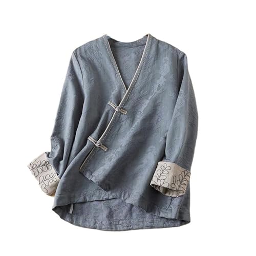 Chemise de travail style Tang chinois : confort fluide et élégance asiatique au quotidien