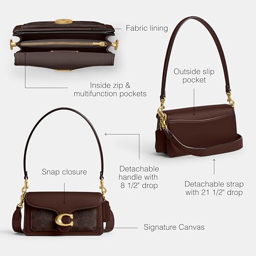 Coach Tabby Shoulder Bag 20 in Spazzolato Leather3