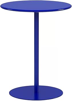 Small Side Table for Living Room, Modern Home Decor Metal Side Table, Easy Assembly Small Table,Accent Table for Living Room Bedroom Small Spaces Color A