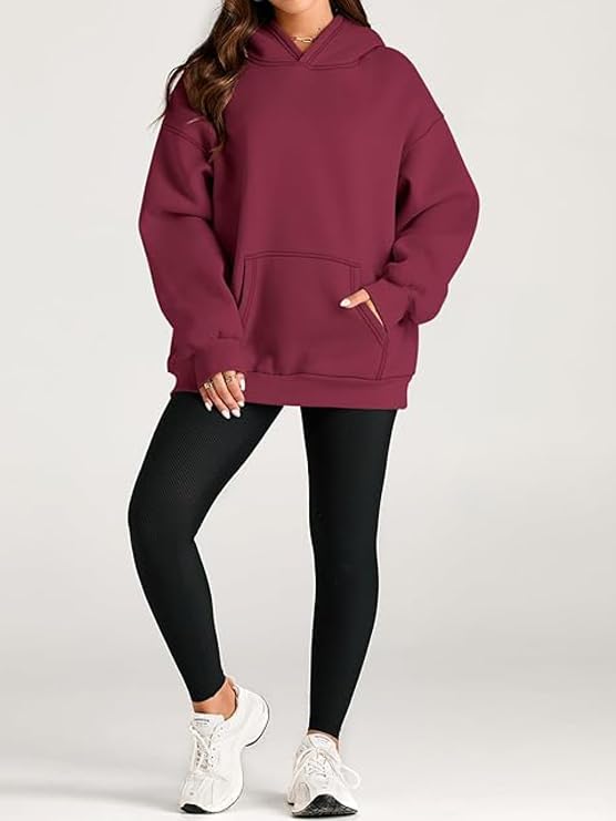 Hoodies for Women Oversized Trendy Sweatshirts Pullover Fleece Long Sleeve Sweaters Winter Outfits Y2k Clothes