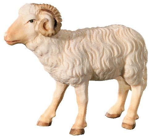 Bâton de crèche de Noël 12 cm en bois véritable pour décorer votre table de fête