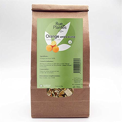 RUE DES PLANTES - Orange amère écorce 100g - préparer et aromatiser naturellement vos tisanes et thés Cover