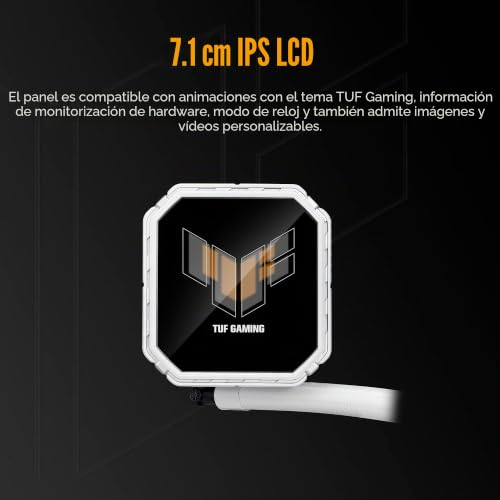 ASUS TUF Gaming LC III 360 ARGB White kit refrigeración líquida AiO con tubos de 400 mm para CPU 2