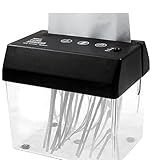 Compact et portable : ce mini destructeur de papier dispose d'un design peu encombrant qui est léger et facile à transporter, ce qui le rend parfait pour les petits bureaux, les voyages ou le rangement étroit. Il s'adapte parfaitement à n'importe quel bureau à domicile ou environnement scolaire.